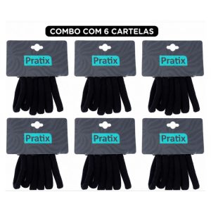 ELASTICO XUXINHA PATRIX GA-W091 PRETO G COMBO COM 6 CARTELAS