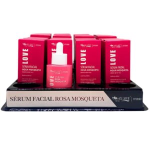 BOX COM 24 UNIDADES DO SERUM FACIAL ROSA MOSQUETA MAX LOVE
