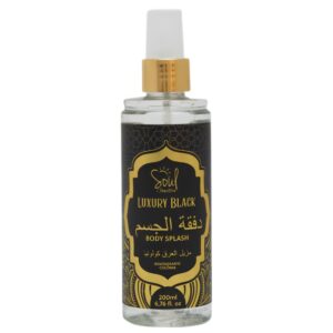 SOUL COSMETICOS BODY SPLAH ARABE FEMININO LUXURY BLACK 200ML