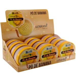 LUDURANA B00024 PÓ FACIAL BANANA – BOX COM 12 UNIDADES