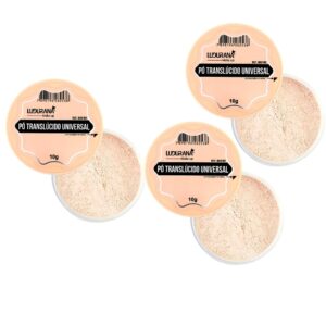 LUDURANA B00102 PÓ TRANSLUCIDO UNIVERSAL - KIT COM 3 UNIDADES DE 10GR