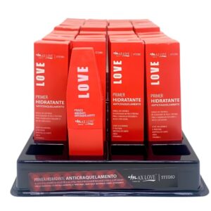 BOX COM 36 UNIDADES DE PRIMER FACIAL HIDRATANTE ANTICRAQUELAMENTO MAX LOVE