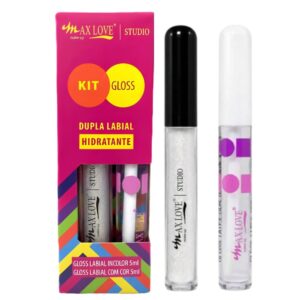 KIT GLOSS DUPLA LABIAL HIDRATANTE MAX LOVE – CORES 07 E 14