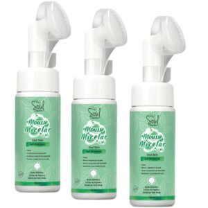 KIT COM 3 UNIDADES DE MOUSSE MICELAR ANTI OLEOSIDADE SOUL COSMETICOS