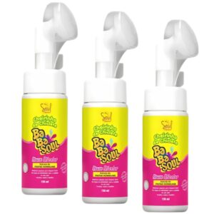 KIT COM 3 UNIDADES DE MOUSSE MICELAR BABASOUL TUTTI FRUTTI - SOUL COSMETICOS